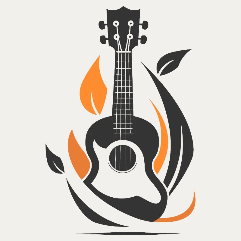 Ukulele Drawing
