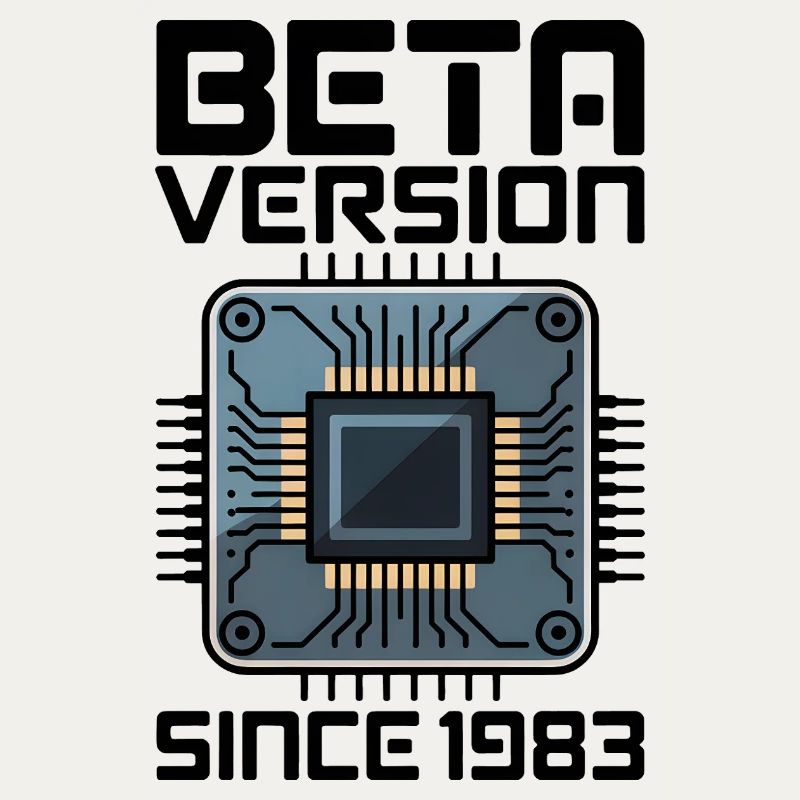 Futuristic microchip screen design