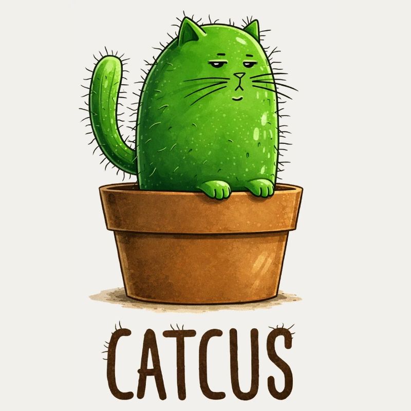 Catcus – Kaktuskatze mit Attitude