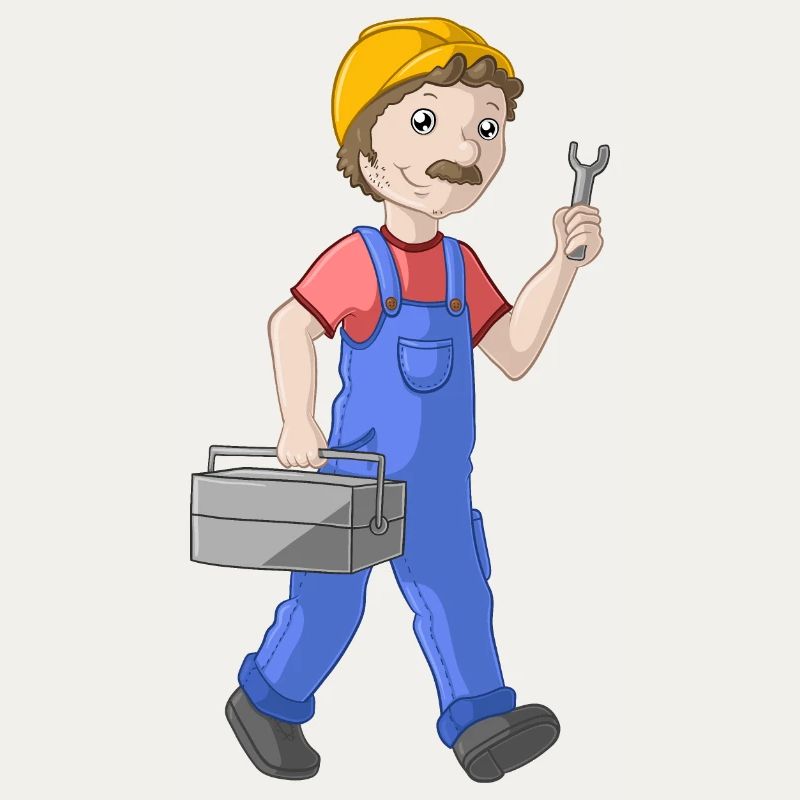 Comic Handwerker