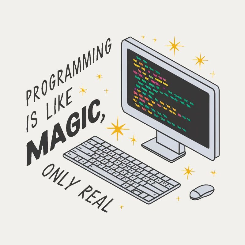Programming is like magic, only real.