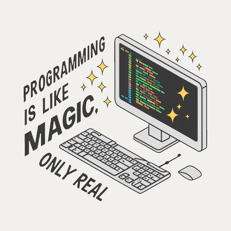 La programmation est comme de la magie, mais réelle.