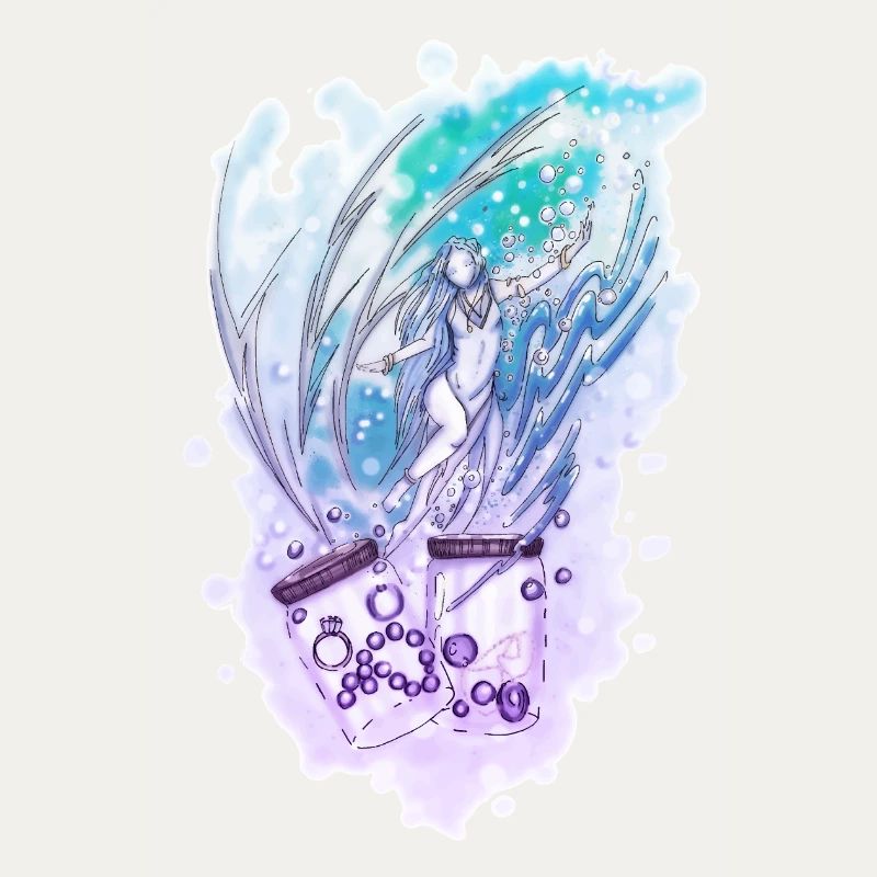 Wicca Wassermann Nixe Sternzeichen