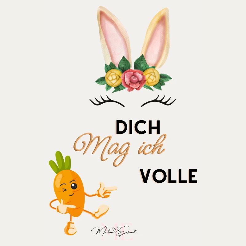 Kuschelige Bunny Blumen Krone