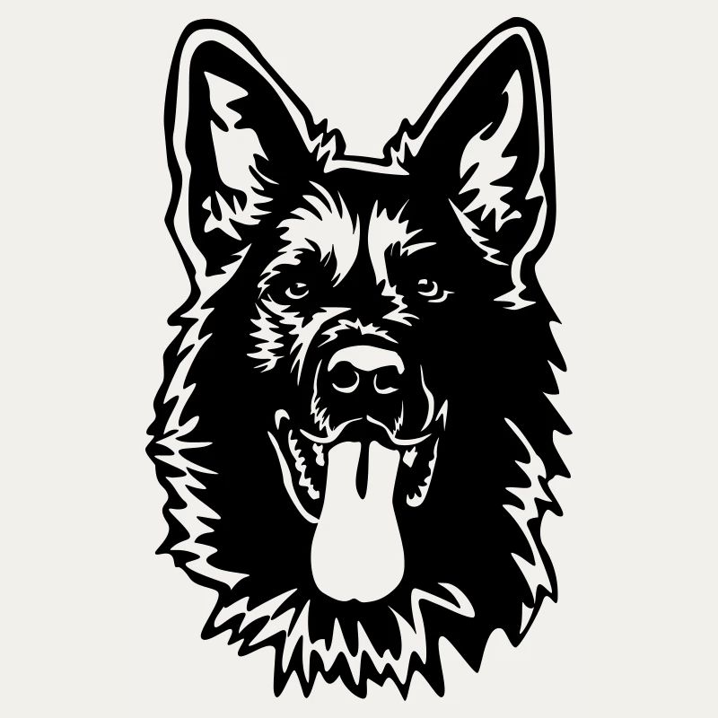 Deutscher Schäferhund Kopf