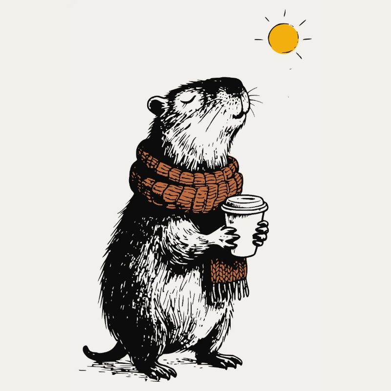 Capybara Winter Vibes