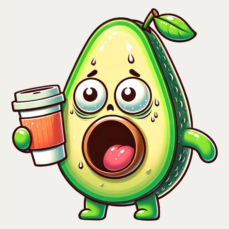 Avocado with Coffee Caffeine Shock