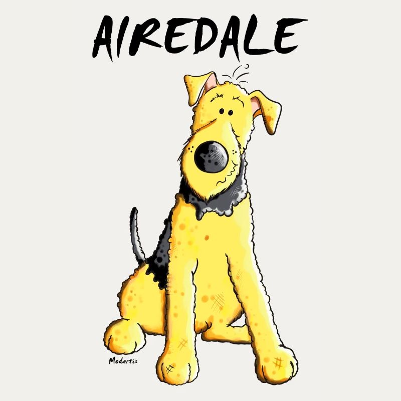 Witziger Airedale Terrier