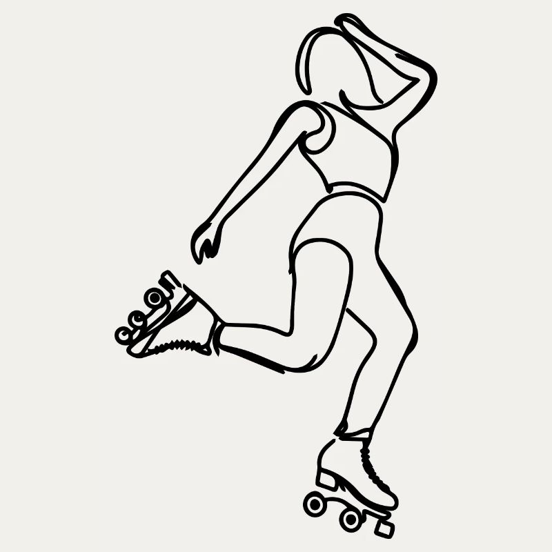 Rollschuh Mädchen