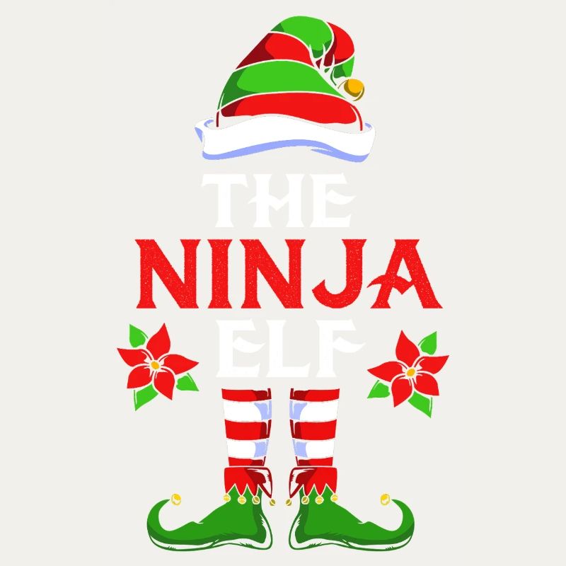 Elfe Elfe Cadeau de Noël Ninja
