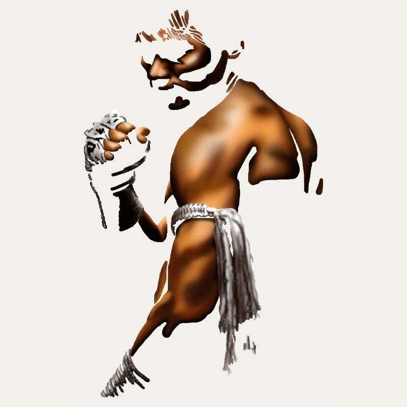 Kampfgeist Boxer Illustration