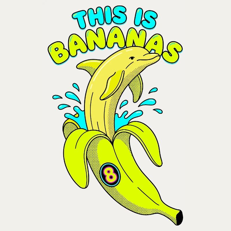 This Is Bananas 8th Birthday Dolphin