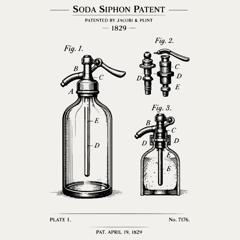 Design des Soda-Siphone-Bauplans