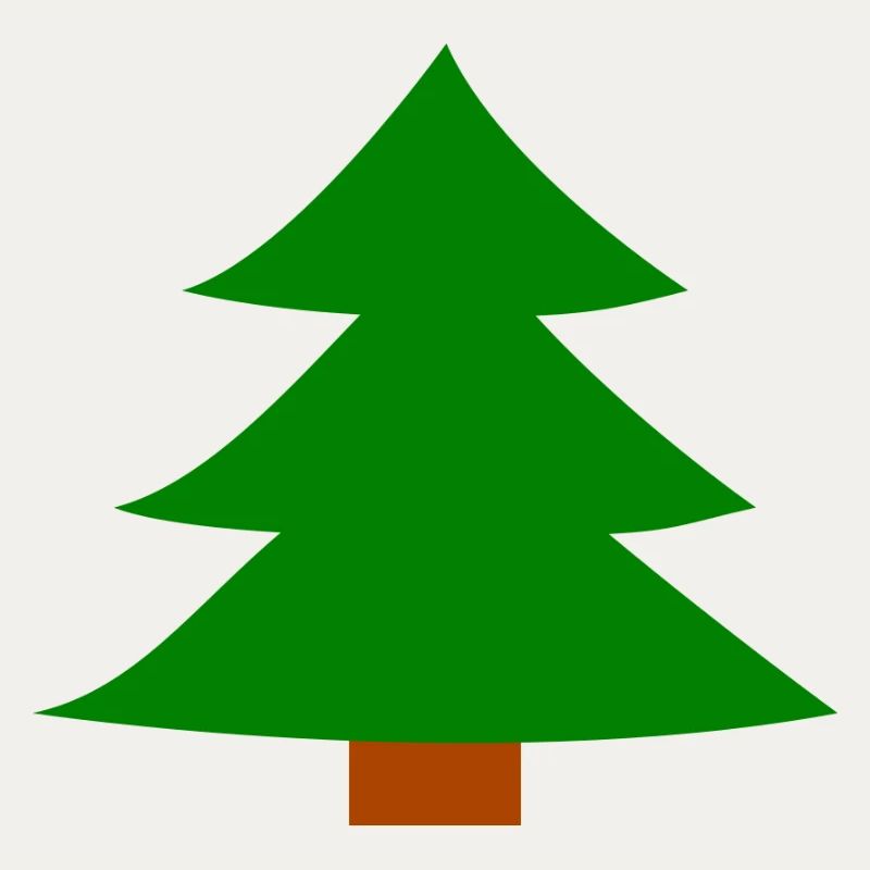 Weihnachtsbaum Silhouette