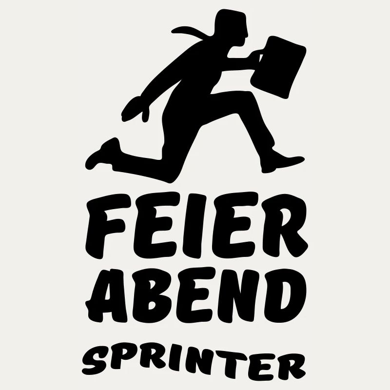 Feierabend Sprinter Geschenk Arbeit Büro