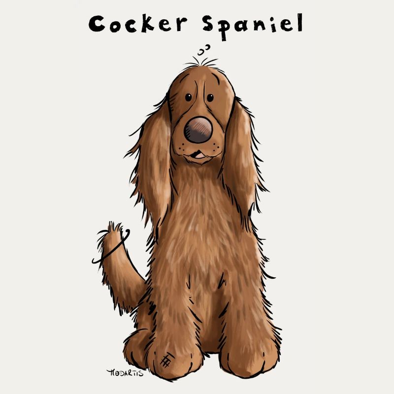 Drôle Cocker Spaniel