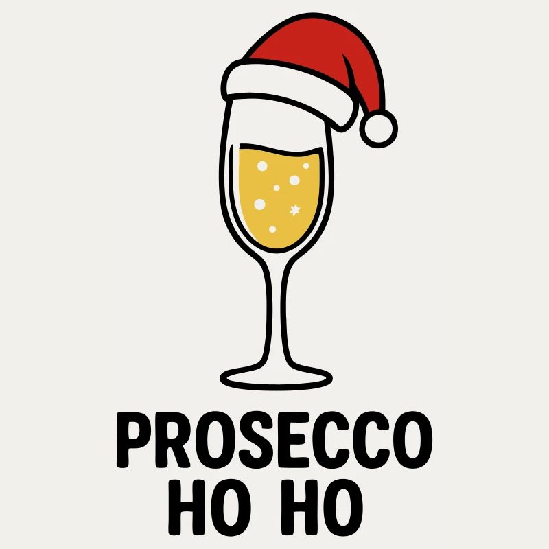 Prosecco Ho Ho – Weihnachtlicher Prosecco Pullover