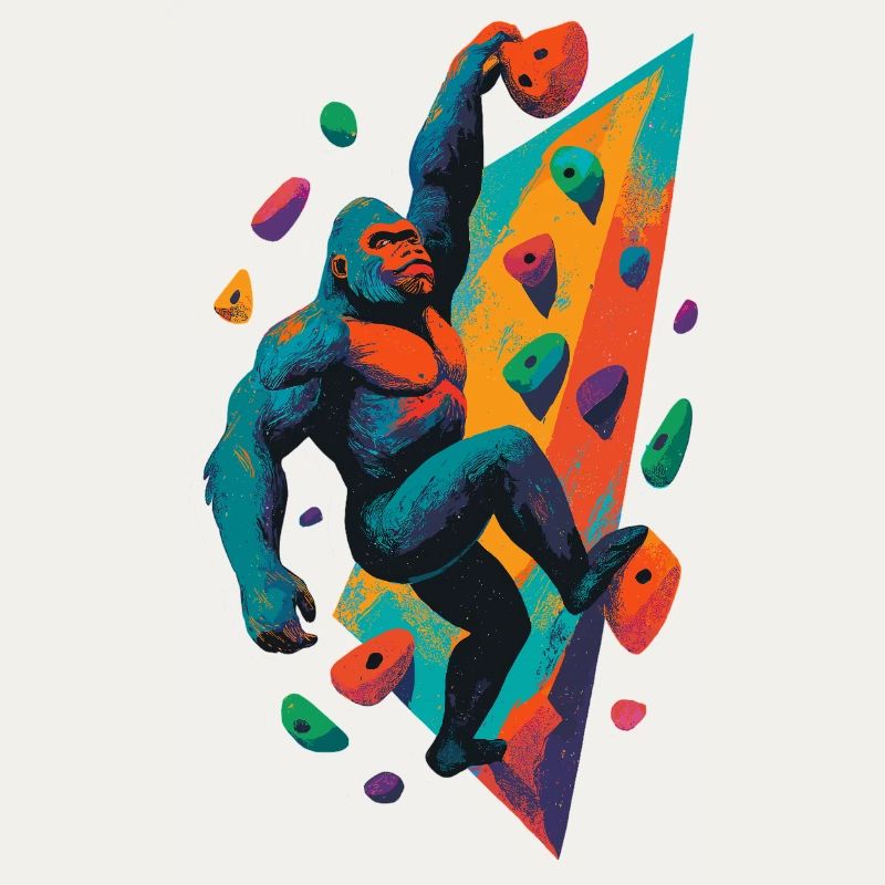 Bouldering Climbing Force Gorilla Silverback Gifted