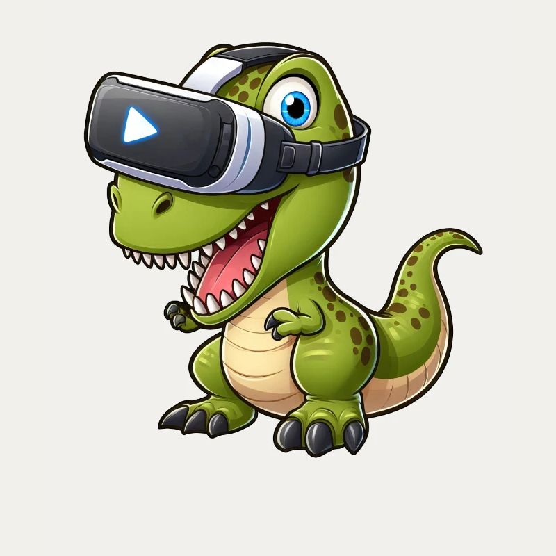 Drôle Dino T-Rex Réalité virtuelle VR Fun