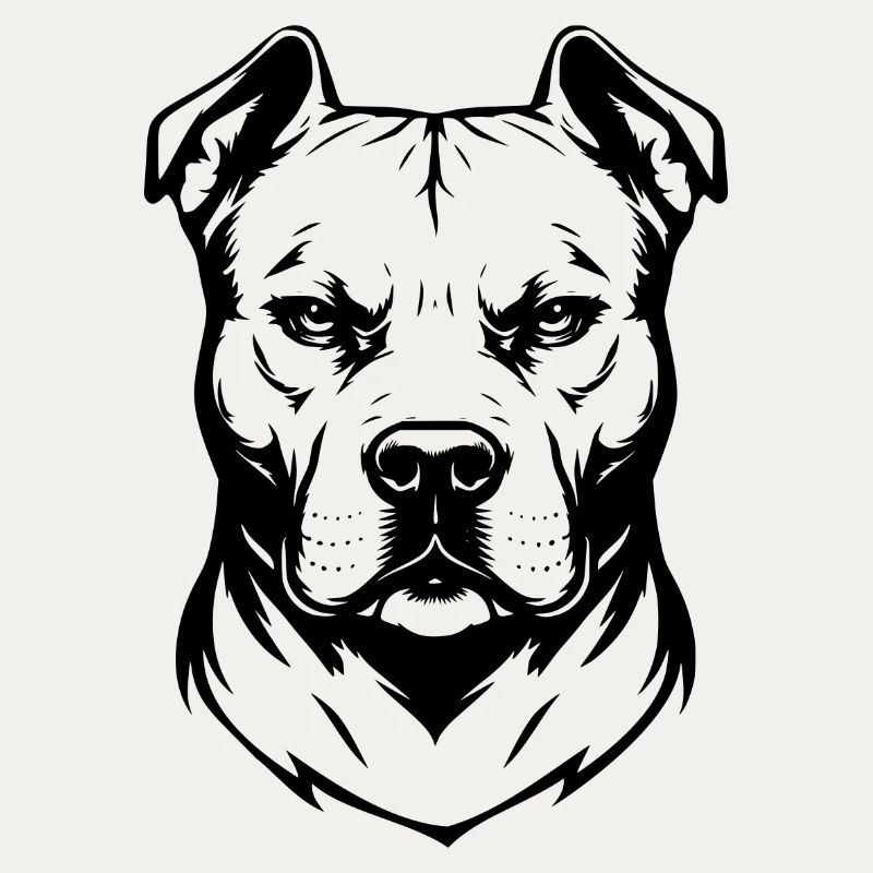 Pitbull design black