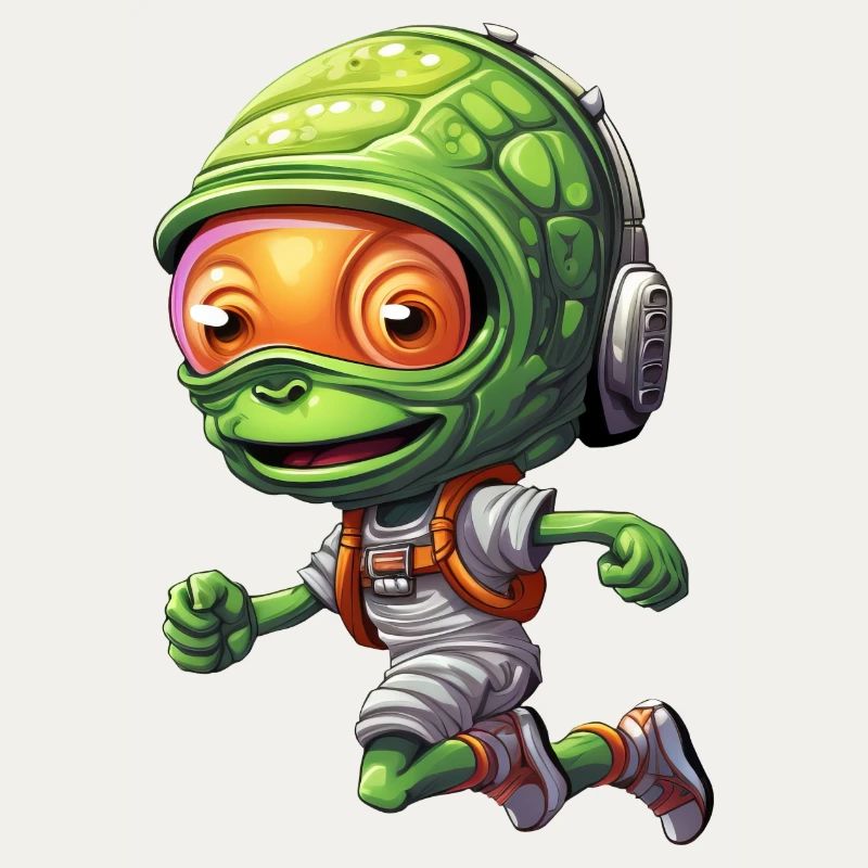 Alien Jogger: Conception de course de sprint et de marathon