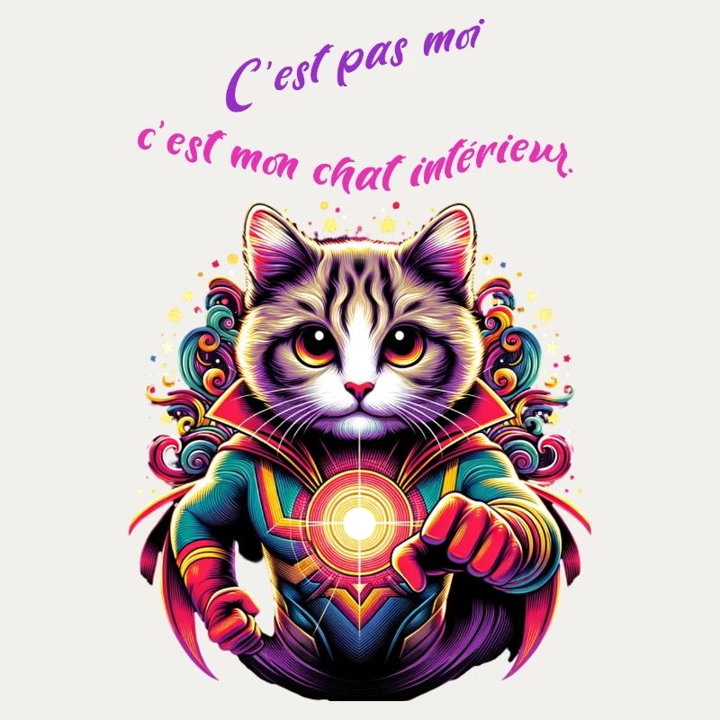 C’ est pas moi c est mon chat interieur