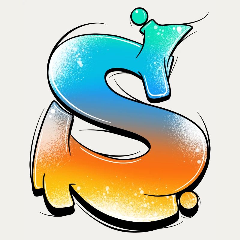 S-Gradient Neon Splashes