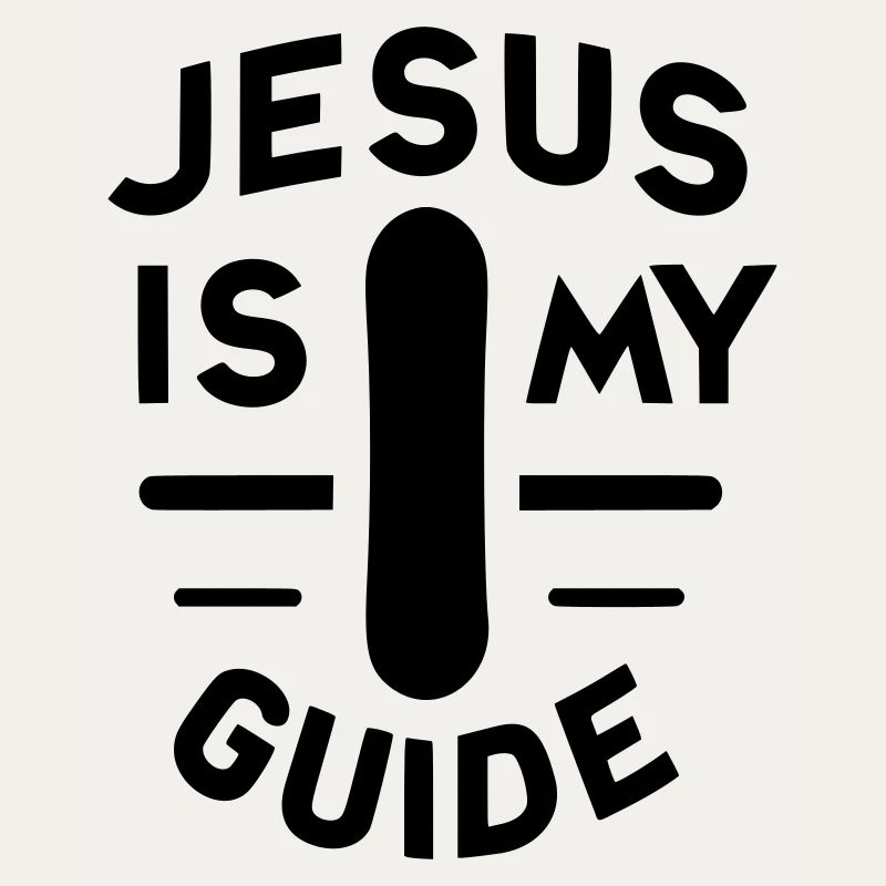 Jésus est mon guide - Snowboard
