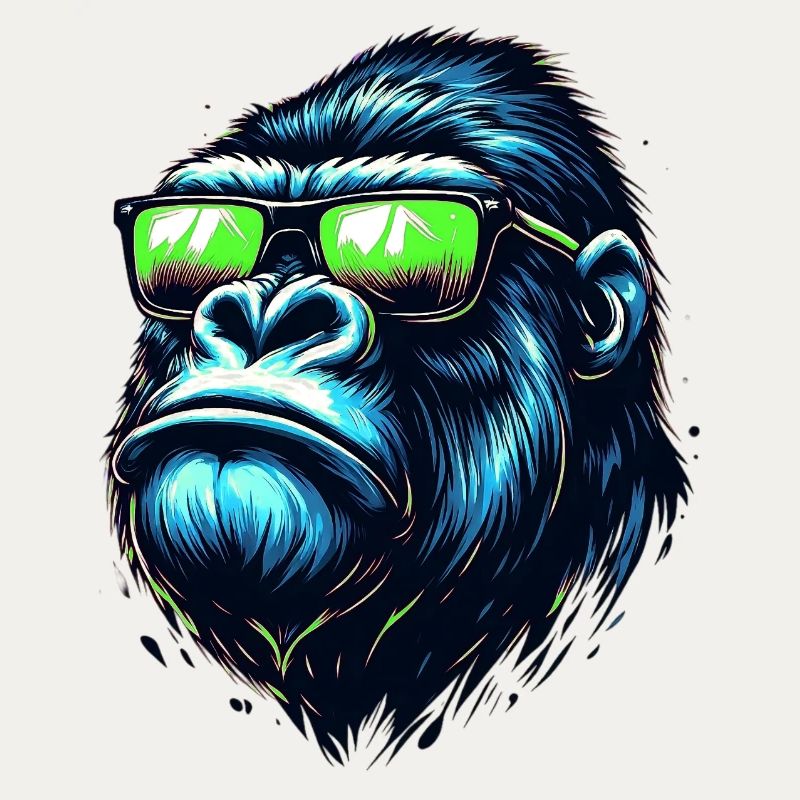 Gorillas with Sunglasses