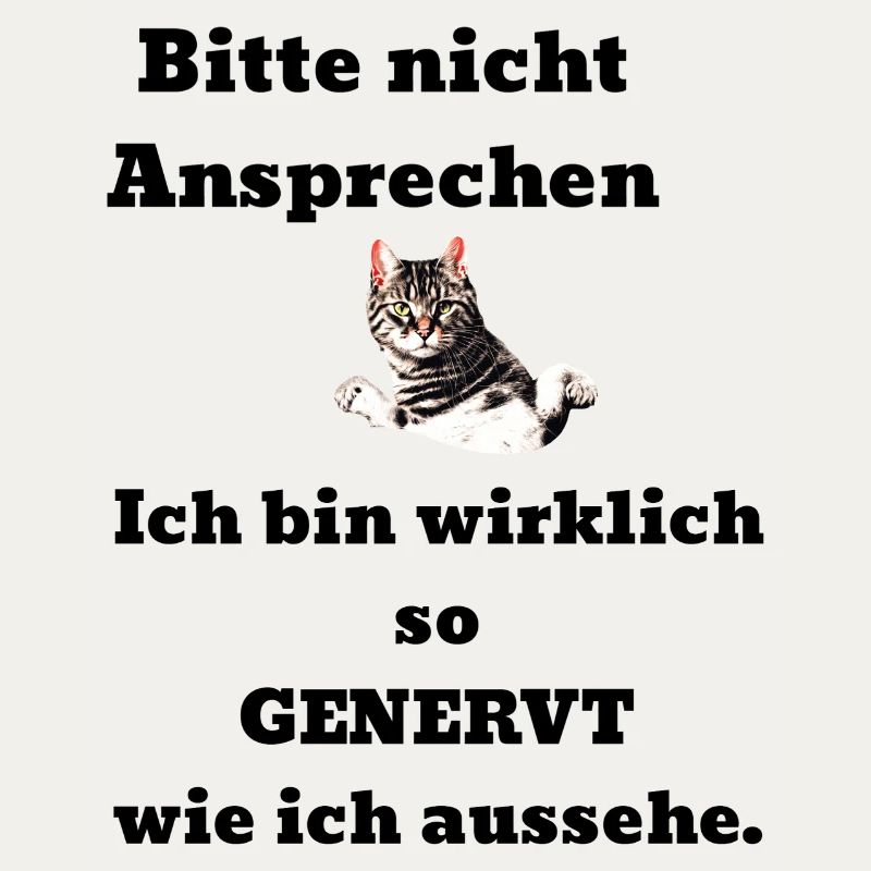 Saying cat annoyed