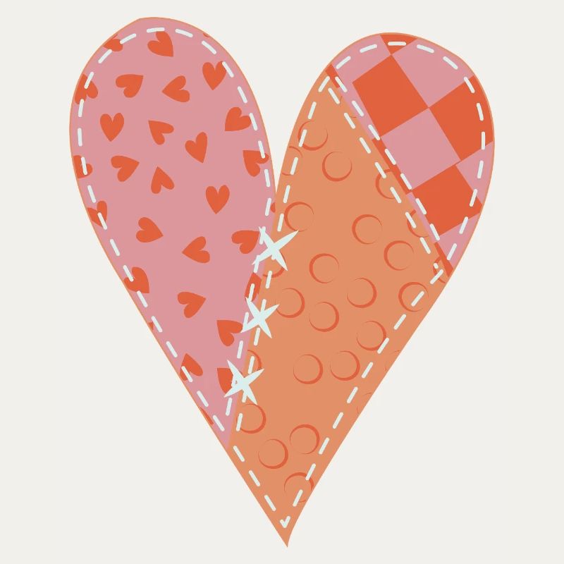 Coeur Patchwork No10