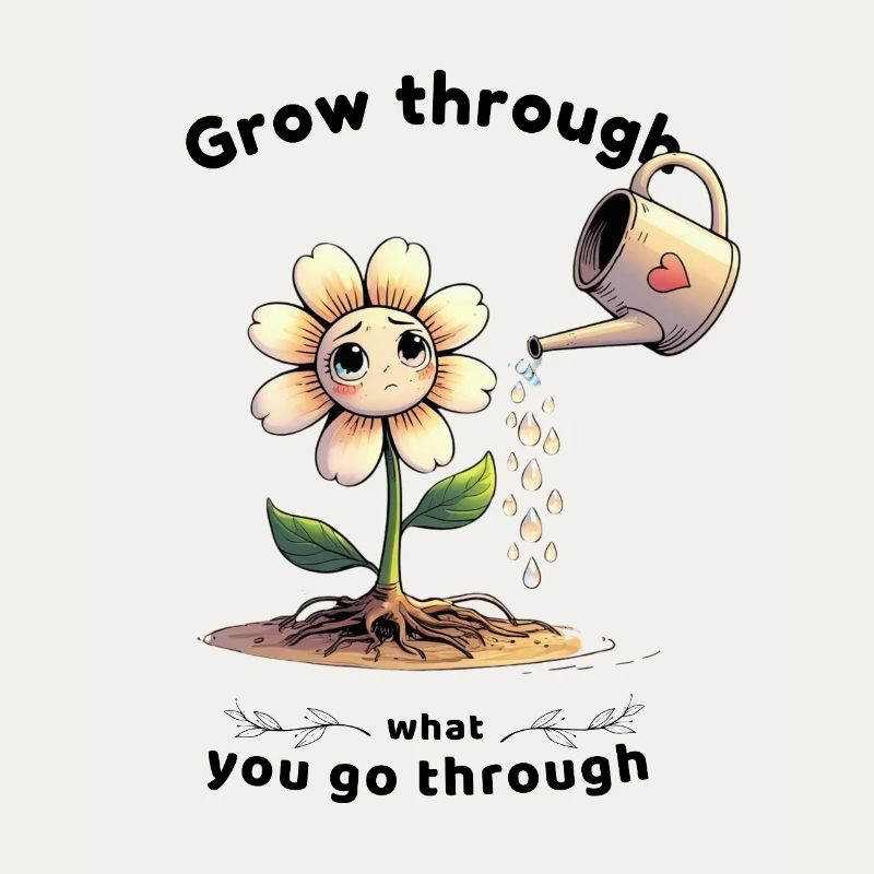 Self-love grows with every tear