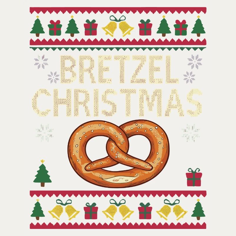Brezel Weihnachten Lustiges Bäcker Geschenk