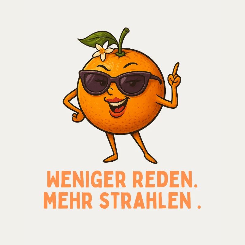 Moins de paroles, plus de brillance Orange