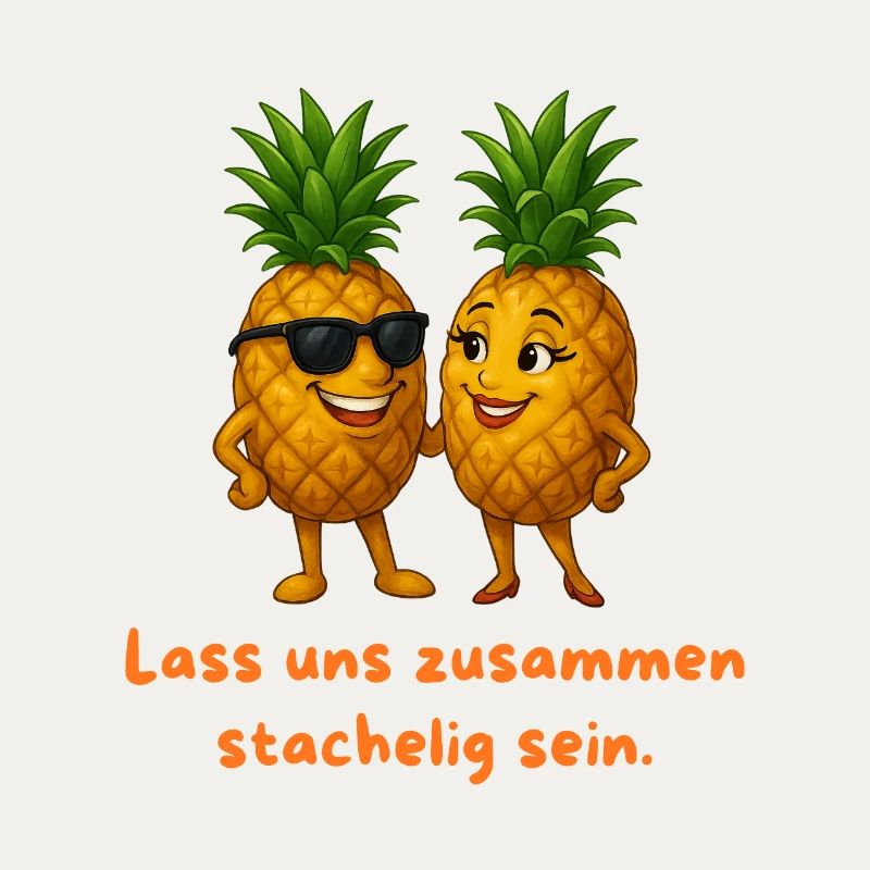Duo ananas : Épineux ensemble
