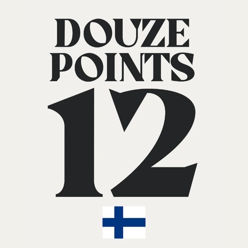 Douze Points 12 Drapeau Finlande Eurovision