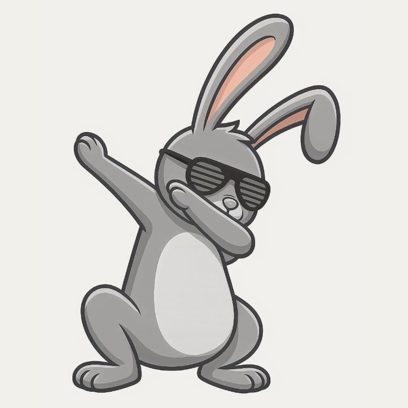 Easter Bunny Dab Easter Dabbing Bunny