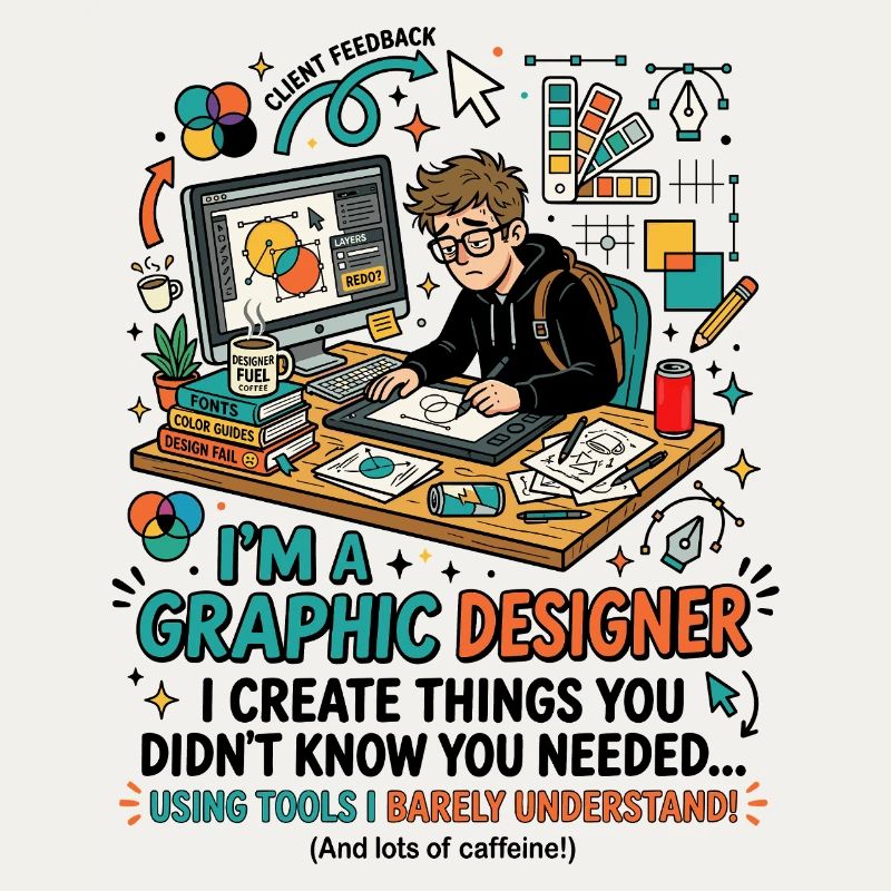 Graphic Designer Tools Humor Saying