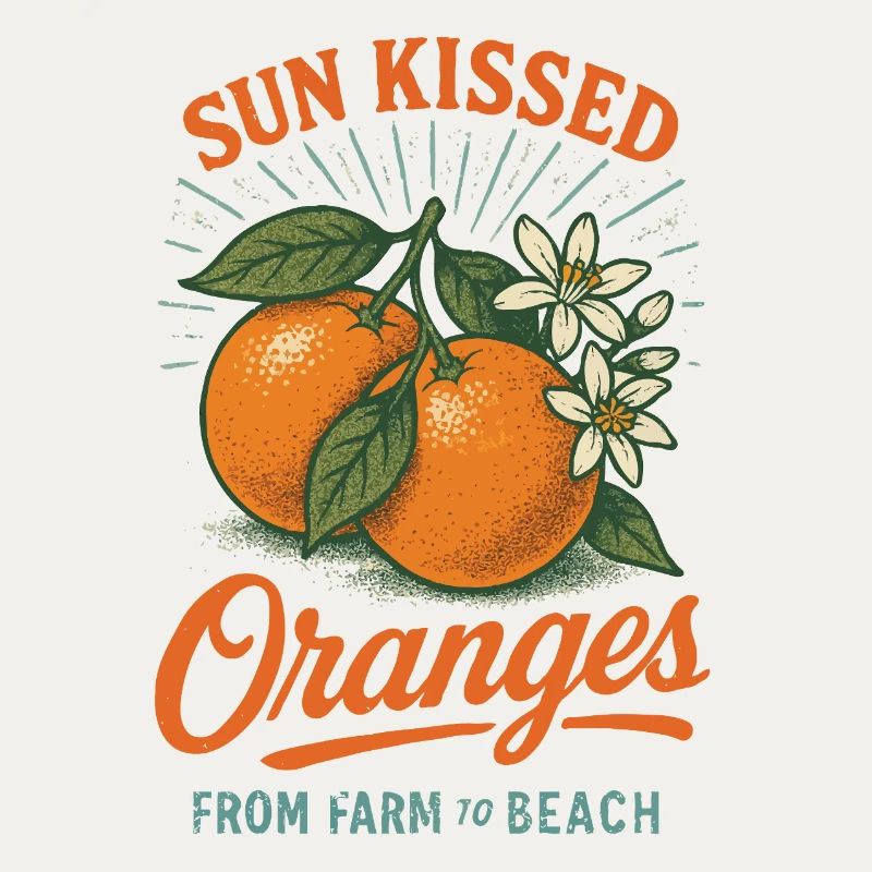 Orange Bronzées Été
