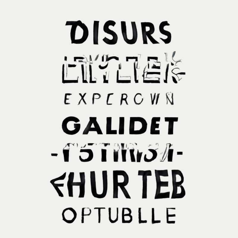 Glitch text cascade