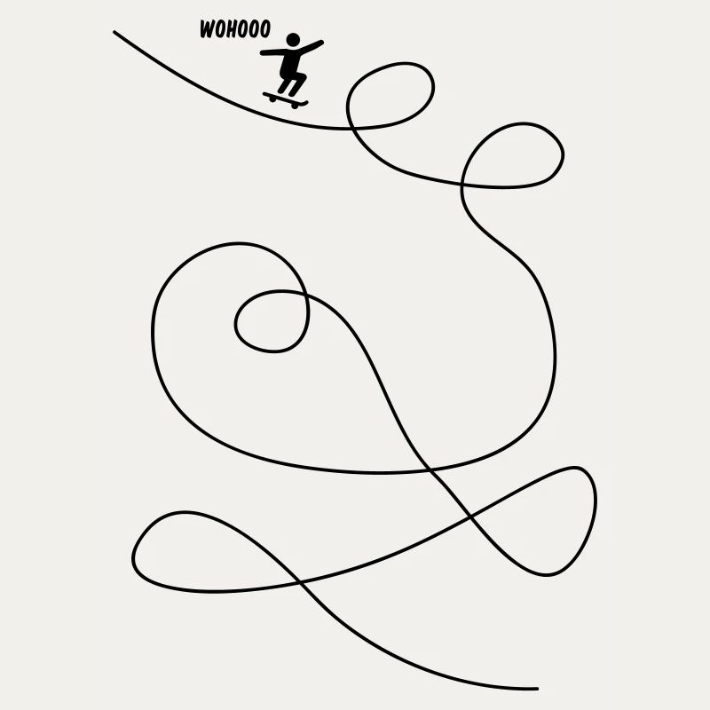 Skateboarder Makes Looping Gift