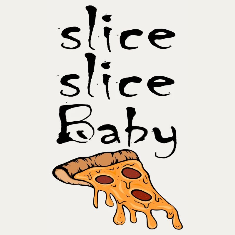 Tranche tranche de pizza pour bébé