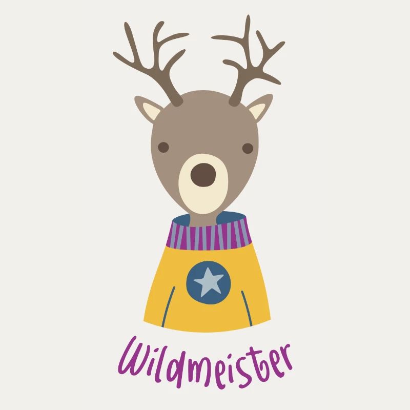 Hirsch Wald Jäger Quotes coole Sprüche Wild Kinder