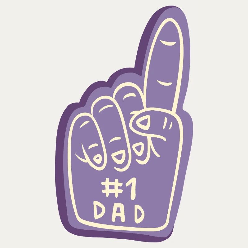 #1 Dad based on design