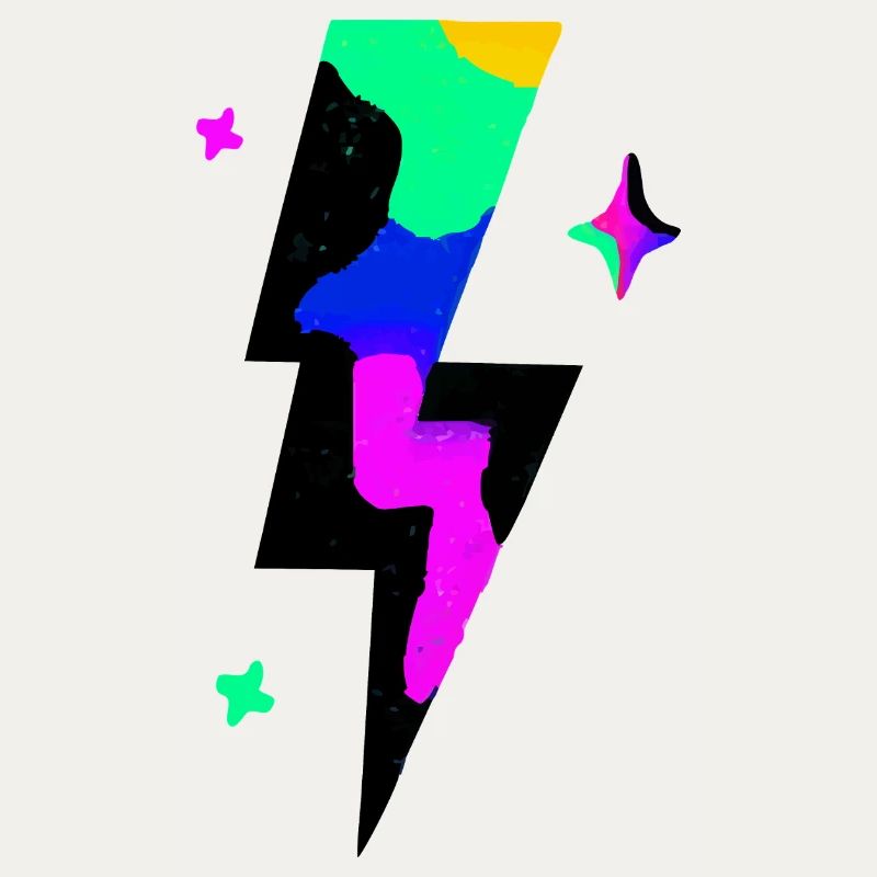 Neon-Blitzausbruch