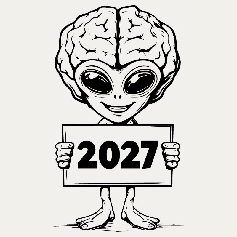 Extraterrestre avec un cerveau