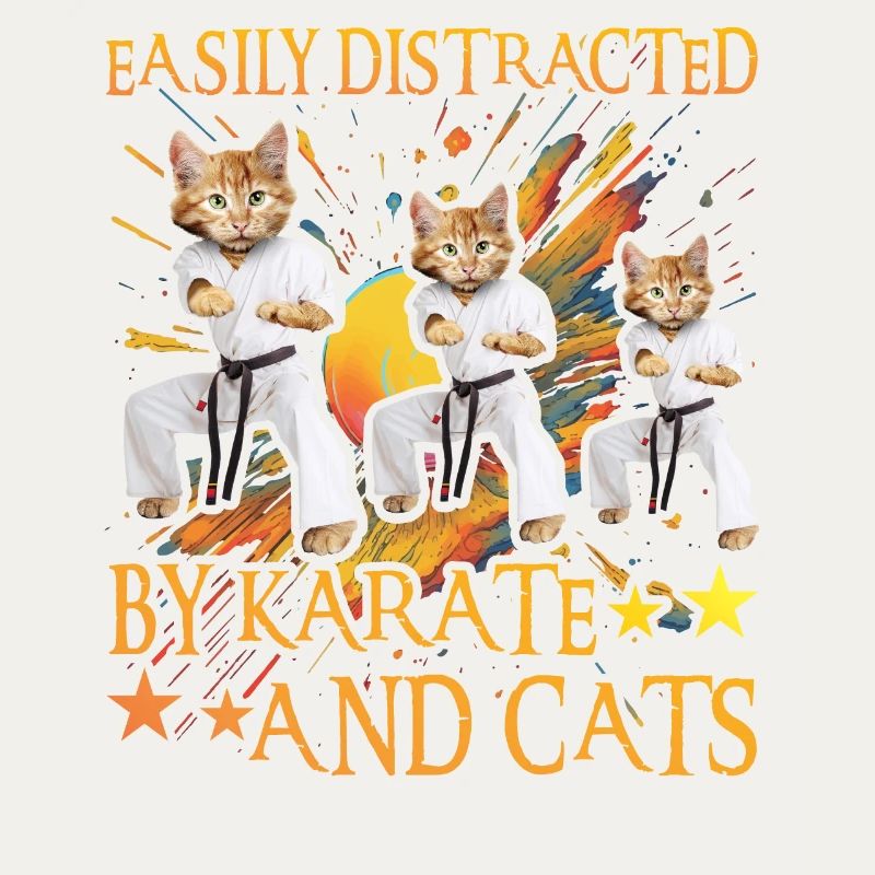 Facilement distrait par le karaté et les chats