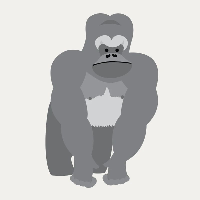 Gorille des grands singes