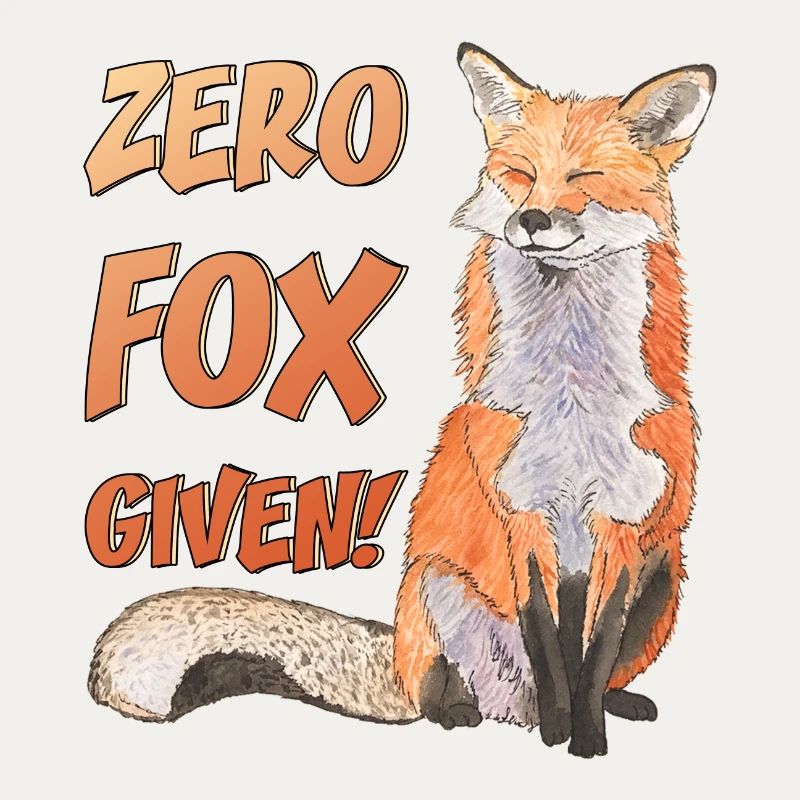 Zero Fox given No Fox given cute fox