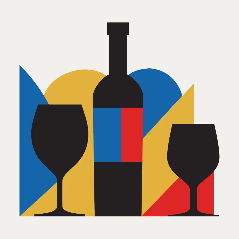 Bauhaus Wine Wine Bottle